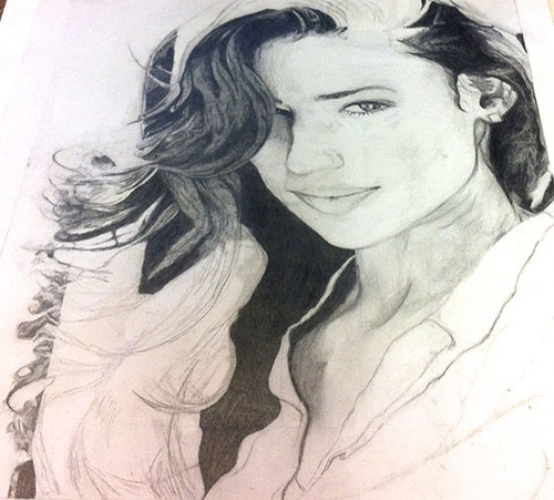 Drawing of Chelsea Ciara